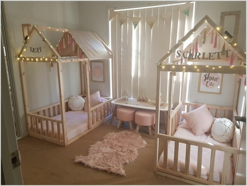 , 10 mẫu phòng ngủ cho hai bé sinh đôi đẹp như tranh vẽ