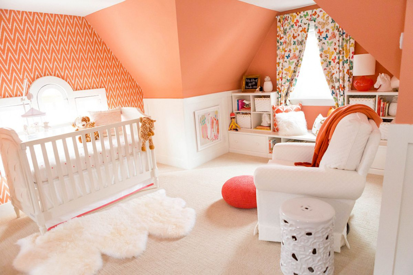 , trang trí phòng cho trẻ sơ sinh mang hương sắc mùa thu ngọt ngào