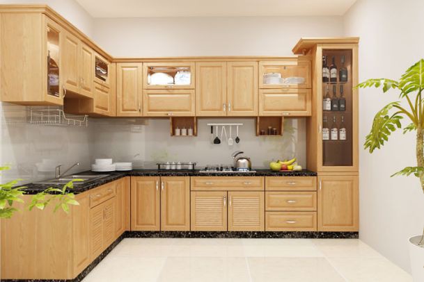 Những mẫu tủ bếp đơn giản những vẫn khiến không gian đẹp đến không ngờ