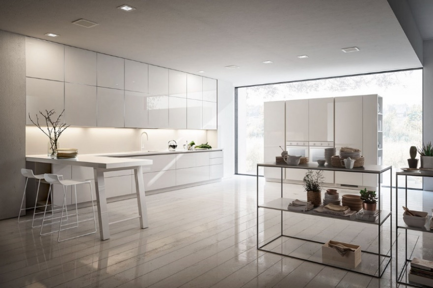 , 15 căn bếp hiện đại với sắc trắng tinh tế và vô cùng bắt mắt
