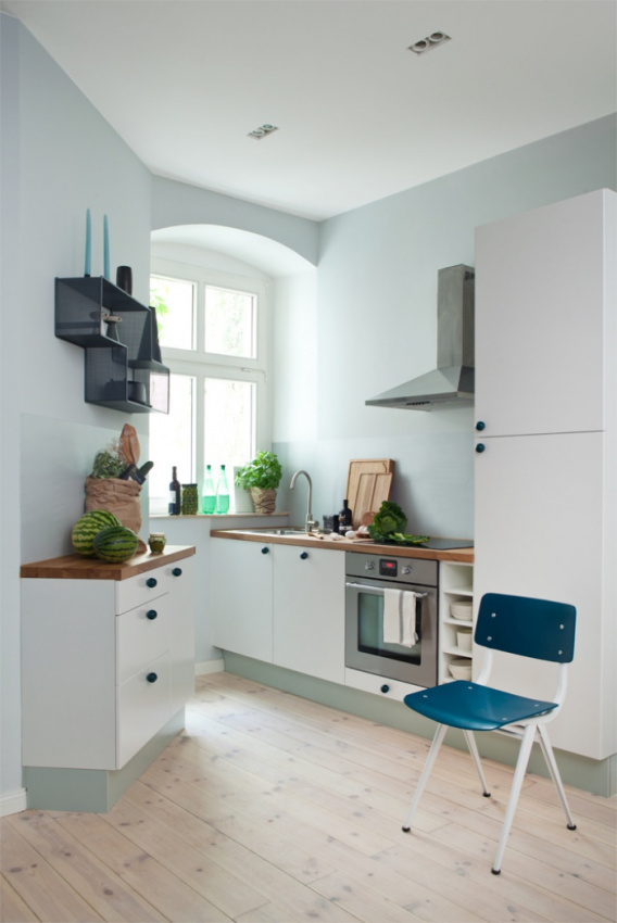 , phòng bếp nhỏ, diện tích chưa tới 3m² vẫn đẹp ngất ngây nếu khéo bố trí