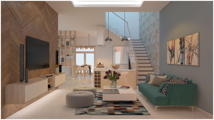 Thiết kế nội thất sang trọng trong biệt thự mini 3 tầng