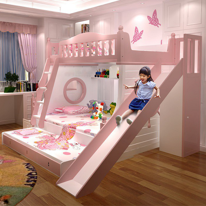 , mẫu giường tầng tiện ích dành cho gia đình đông con