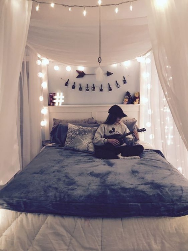 Ý tưởng trang trí phòng ngủ bằng đèn LED lãng mạn như ở resort ...