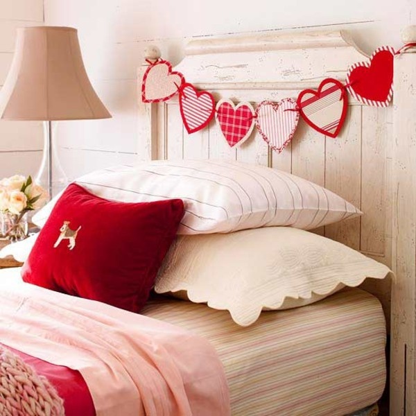 , trang trí phòng ngủ ngọt ngào nhân dịp lễ tình nhân