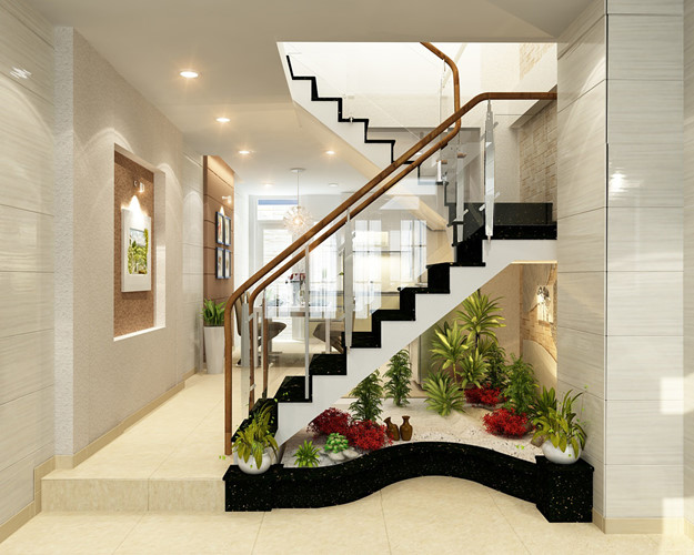 , thiết kế tiểu cảnh gầm cầu thang tuyệt đẹp khiến bạn chỉ muốn “rinh” ngay về nhà