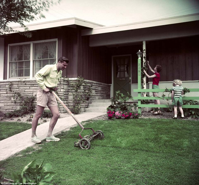 Biệt thự sân vườn những năm 50 của người dân Mỹ
