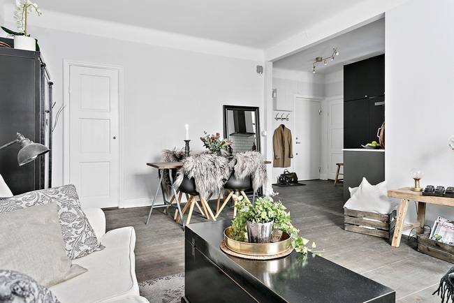 , bài trí nội thất tinh tế trong căn hộ phong cách scandinavian