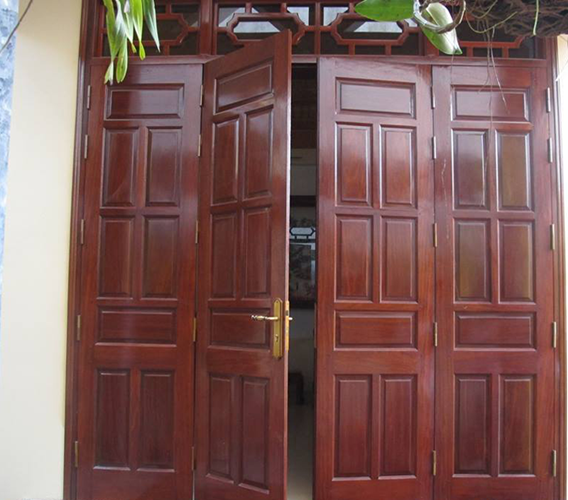 , 10 mẫu cửa gỗ 4 cánh mang vẻ đẹp sang trọng cho ngôi nhà