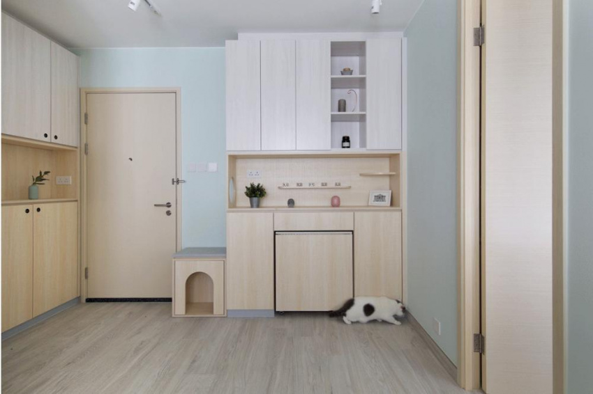 , căn hộ nhỏ xinh xắn được thiết kế thân thiện với thú cưng