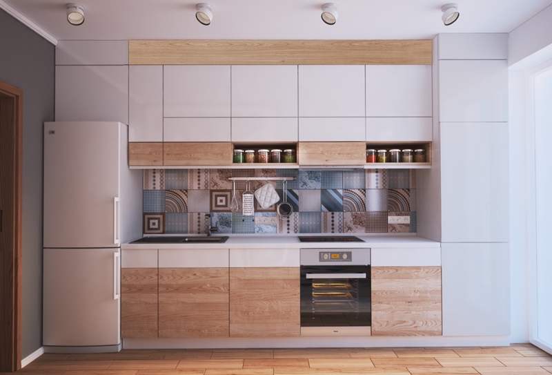 , loạt tủ bếp được thiết kế tựa như tủ quần áo
