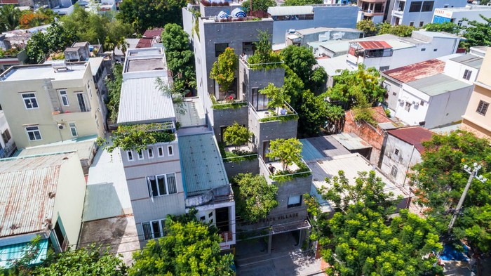 Độc đáo nhà phố Đà Nẵng lấy ý tưởng từ ruộng bậc thang