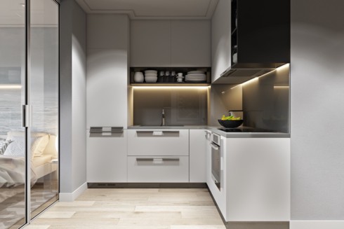 Những ý tưởng thiết kế, bố trí tủ bếp cho căn hộ chung cư