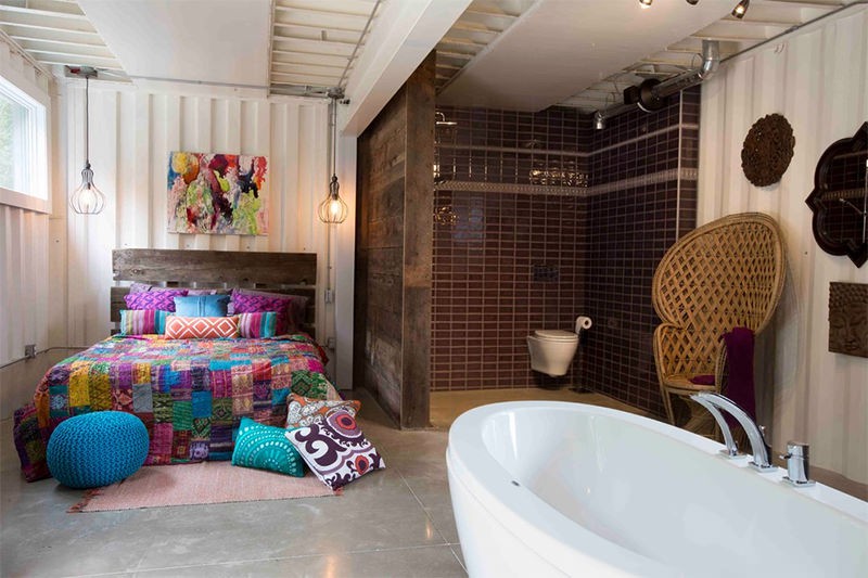 18 thiết kế phòng ngủ tích hợp phòng tắm sang chảnh không kém gì khách sạn