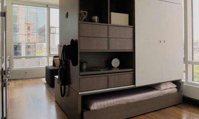 , nội thất thông minh dạng mô đun - giải pháp cho các căn hộ siêu nhỏ