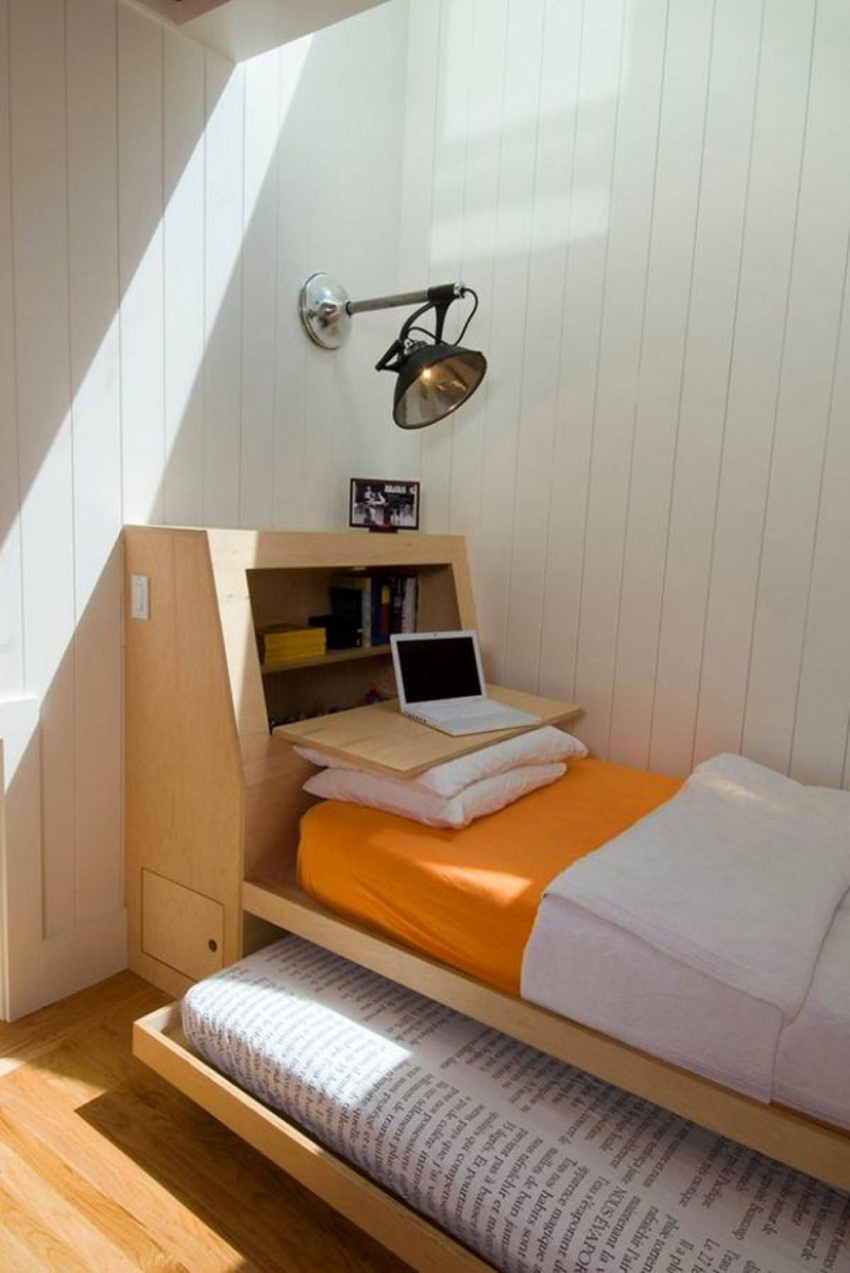 6 thiết kế giường độc đáo dành cho phòng ngủ nhỏ