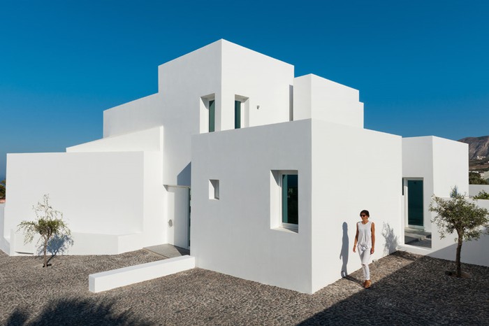 Ngôi nhà màu trắng đẹp như resort ở Hy Lạp