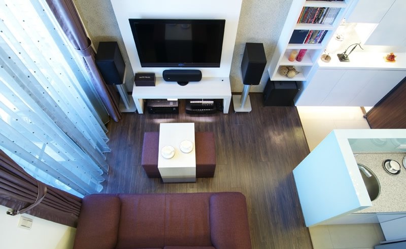 , căn hộ nhỏ vỏn vẹn 23m² được bố trí đẹp như căn hộ cao cấp