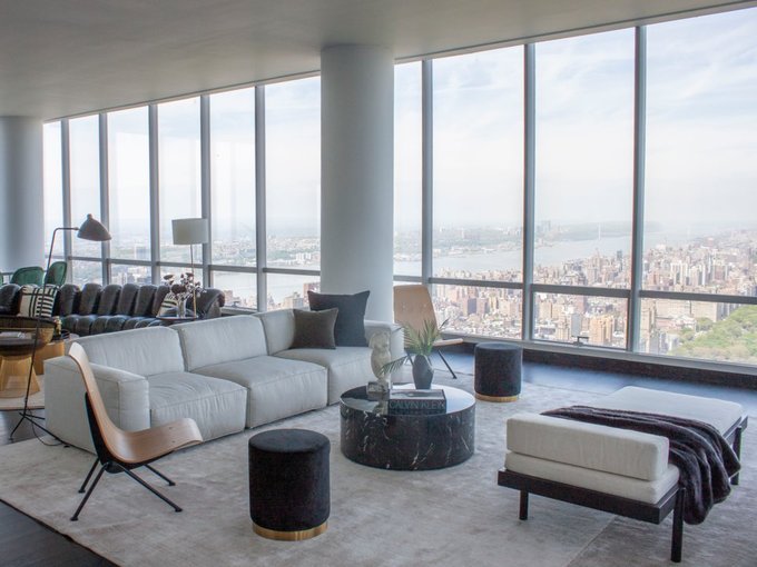 , có gì trong căn hộ được rao bán 58,5 triệu đôla tại new york