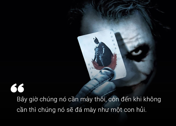 Những câu nói hay nhất của Joker khiến bạn thức tỉnh