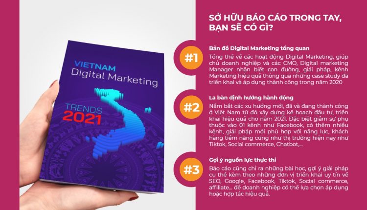 digital marketing, kiến thức, kinh doanh, liên kết, marketing, sách, sách marketing, báo cáo: việt nam digital report marketing trends 2021