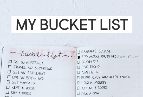 lối sống, phát triển bản thân, ngày 12: tạo bucket list – những việc bạn muốn làm trước khi chết