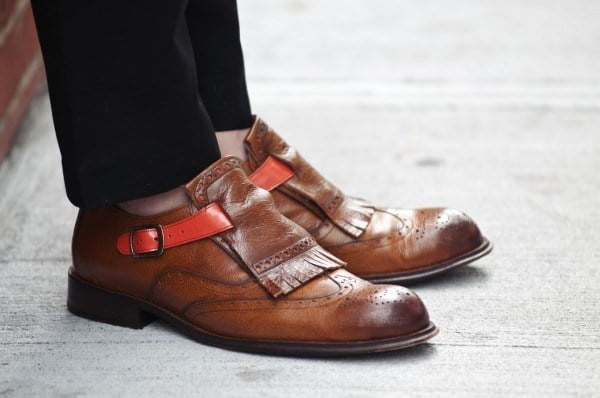 giày, giày công sở, giày monk-trap, giày nam, giày tây, phong cách, monk-strap: đôi giày của những quý ông phóng khoáng