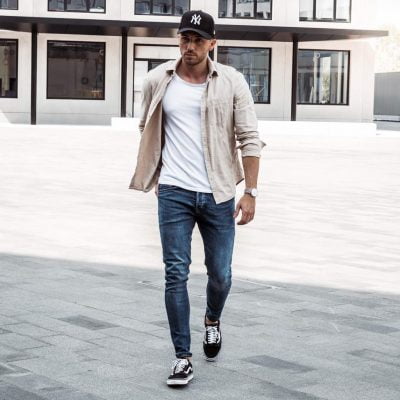 bí quyết mặc đẹp, giày sneaker, mặc đẹp, mix đồ, quần jeans, tips, 4 cách phối quần jeans với giày sneaker nam đẹp nhất