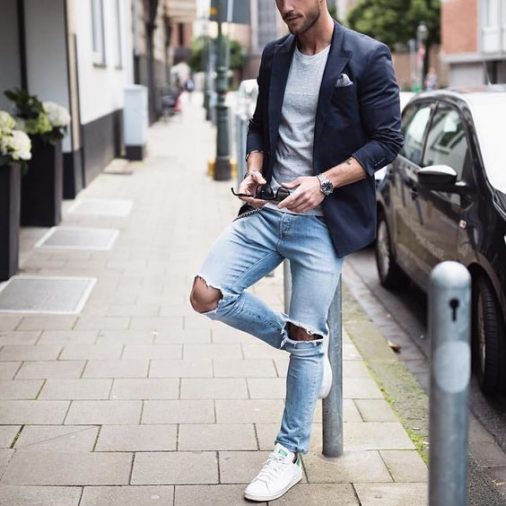 bí quyết mặc đẹp, giày sneaker, mặc đẹp, mix đồ, quần jeans, tips, 4 cách phối quần jeans với giày sneaker nam đẹp nhất