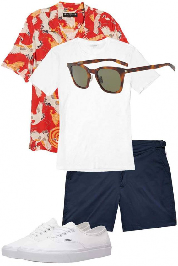 bí quyết mặc đẹp, mix đồ, phối đồ, phong cách, tips, 4 gợi ý trang phục đi biển cho nam giới hè này