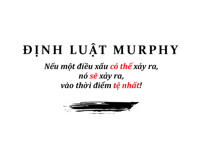 30 tình huống ví dụ chứng tỏ định luật Murphy đúng