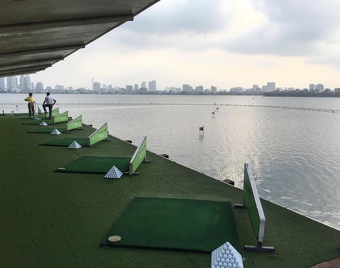sân tập golf hồ tây, sự kết hợp giữa chơi golf và nghỉ dưỡng ngay lòng thủ đô