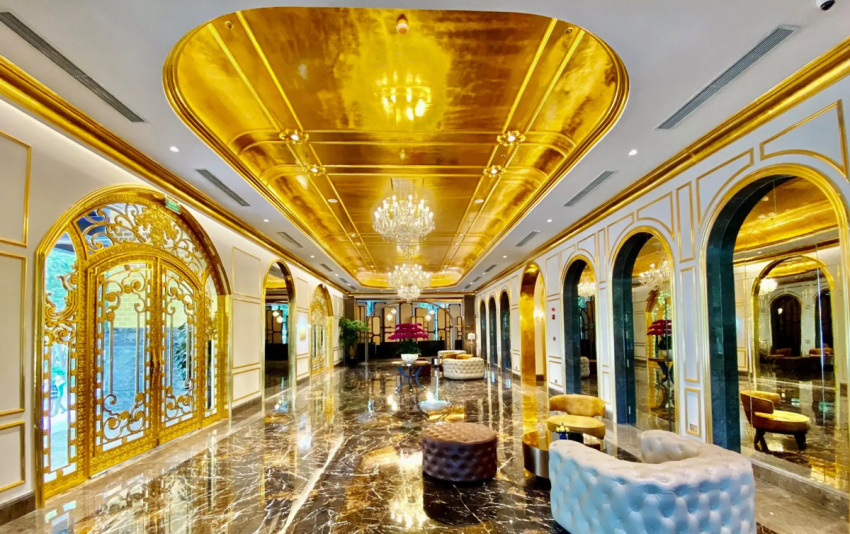 dolce by wyndham hanoi golden lake, khách sạn, dát vàng, hà nội, khách sạn dát vàng từ trong ra ngoài tại hà nội