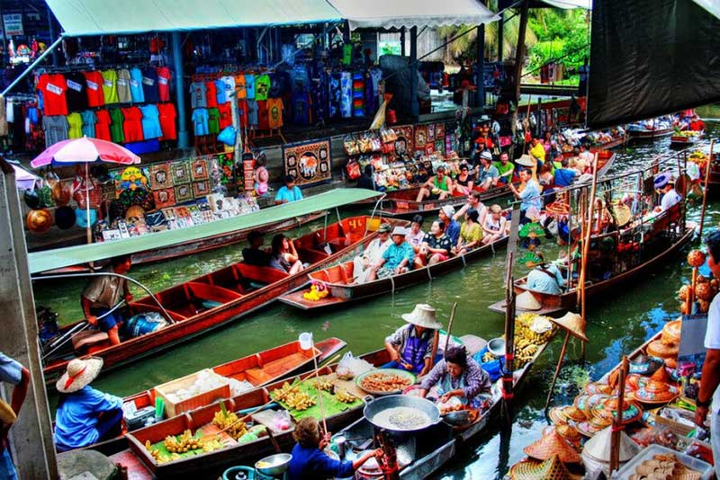Chợ nổi Damnoen Saduak - Thiên đường mua sắm độc đáo nhất đất Thái
