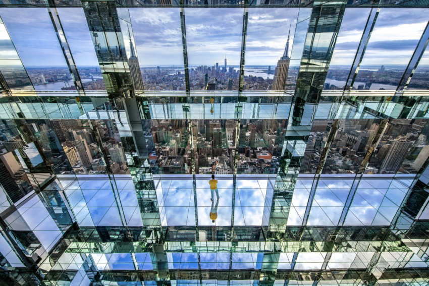 ngắm new york từ phòng kính rộng 6.000 m2, ngắm new york từ phòng kính trên cao rộng 6.000 m2
