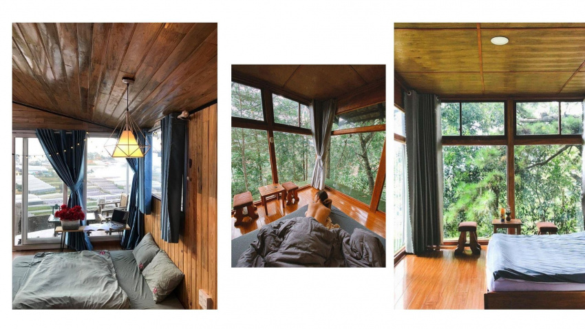 nomini homestay: ngôi nhà gỗ view cực xinh giữa rừng thông đà lạt