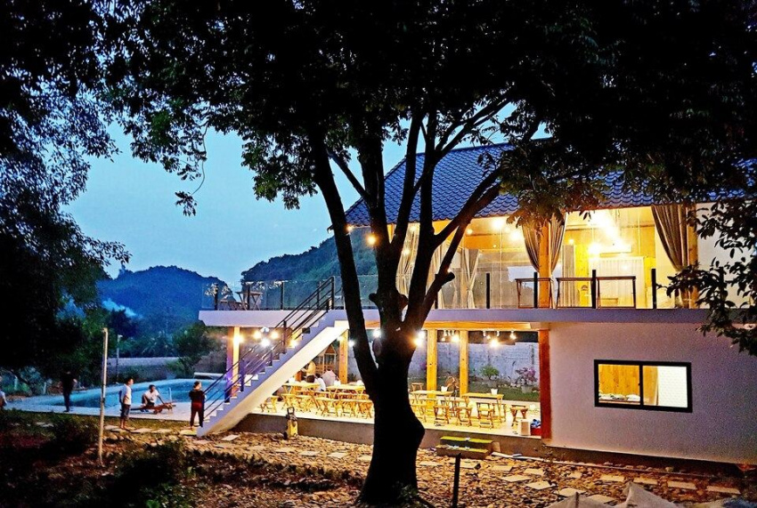 top 20 biệt thự villa hòa bình mai châu view núi đẹp có hồ bơi cho thuê