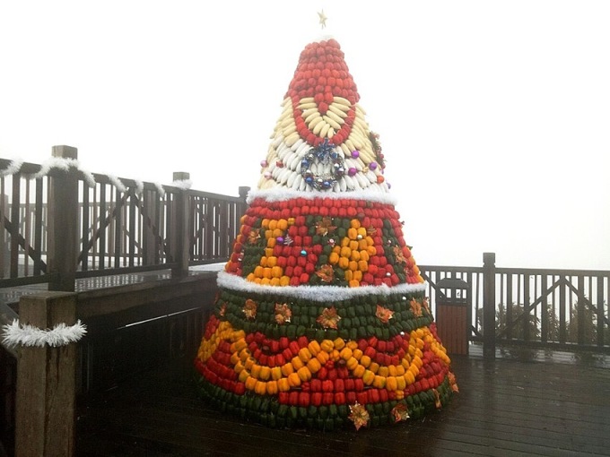 đón “giáng sinh tuyết trắng” tại lễ hội mùa đông fansipan ở sapa