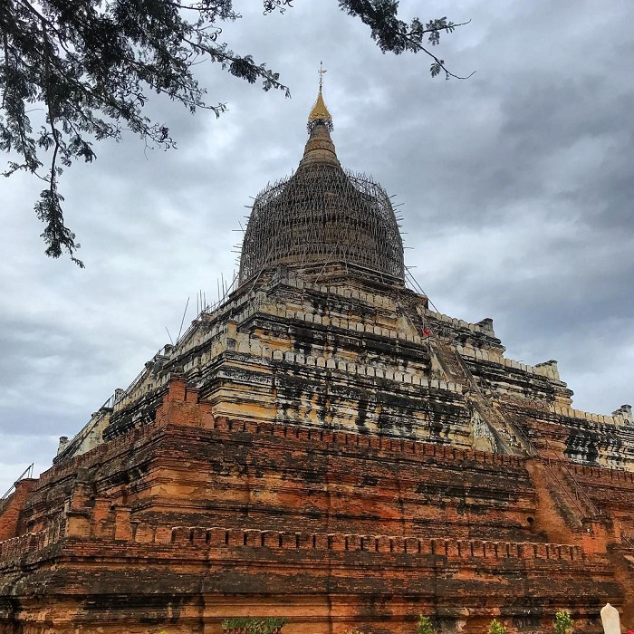 Đến chùa Shwesandaw Myanmar ngắm hoàng hôn đẹp diễm lệ say đắm lòng người