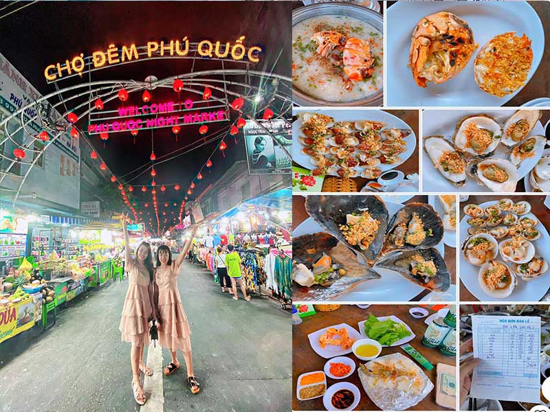Quán NAM JUN ăn Hải Sản Tươi Sống ở Chợ Đêm Phú Quốc