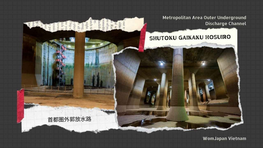 Saitama – Có gì ở công trình thoát nước lớn nhất TG có tên gọi “Thánh điện dưới lòng đất”?