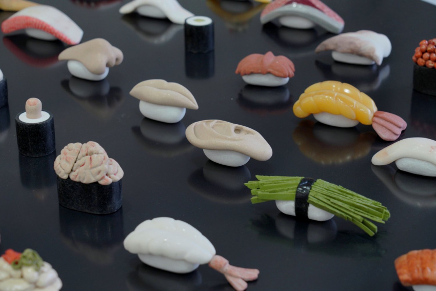 sushi nhật bản, sushi đá, nhật bản, bộ sưu tập sushi bằng đá khiến ai cũng “há hốc miệng”, không tin nổi đây là đồ giả