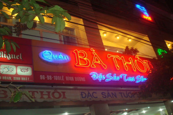 Các nhà hàng hải sản ở Đà Nẵng