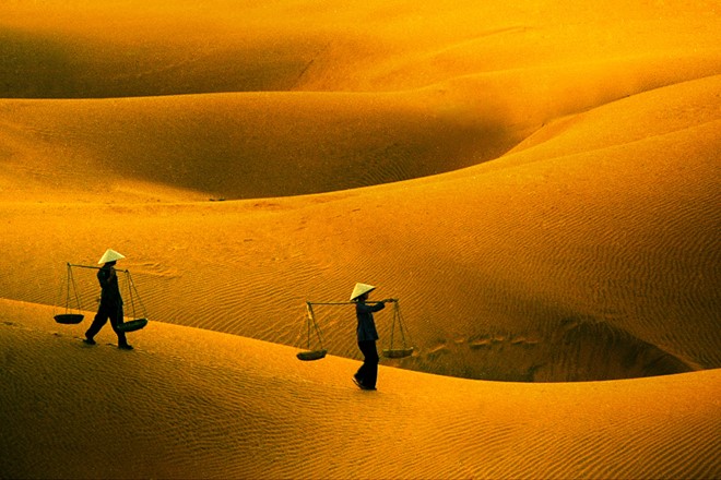 khám phá, trải nghiệm, lướt trên sa mạc với đồi cát bay mũi né