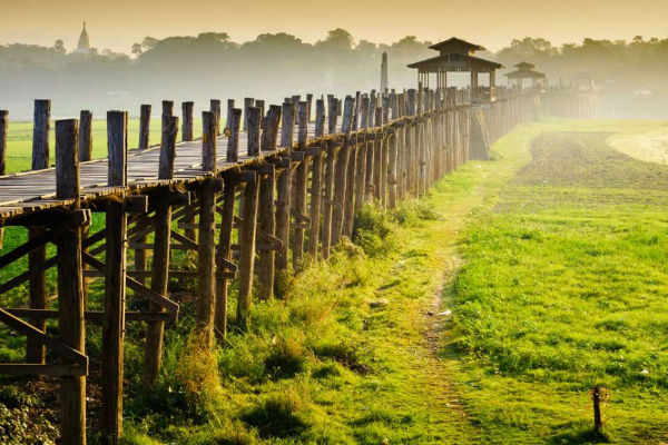 khám phá, trải nghiệm, cây cầu u bein myanmar cổ xưa nhất thế giới