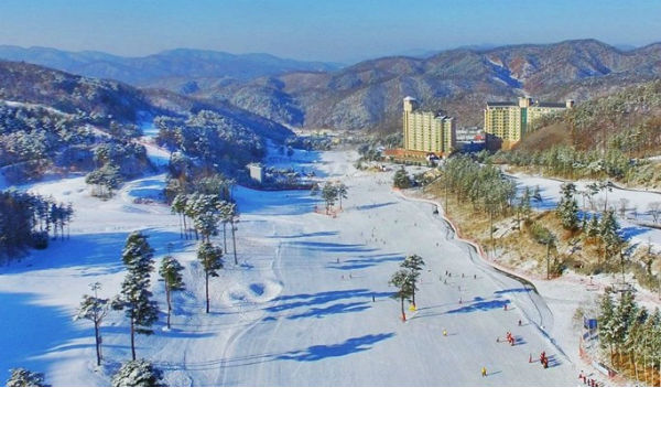 Oak Valley ở Hàn Quốc phong cách châu  Âu giữa vùng núi tuyết