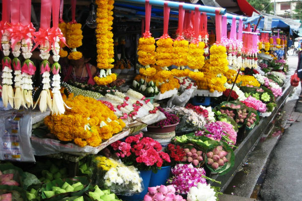 khám phá, trải nghiệm, chợ hoa ton lamyai ở chiang mai