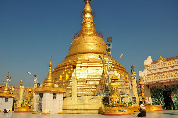 khám phá, trải nghiệm, chùa botataung ở myanmar mang kiến trúc phật giáo lâu đời nhất c