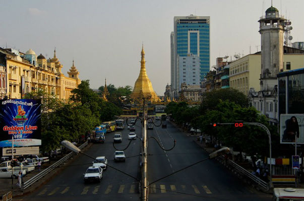 khám phá, trải nghiệm, thành phố yangon trung tâm thương mại của myanmar