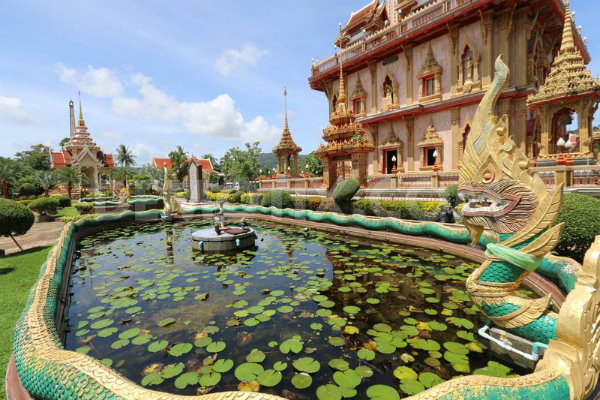 khám phá, trải nghiệm, chùa wat chalong ở phuket